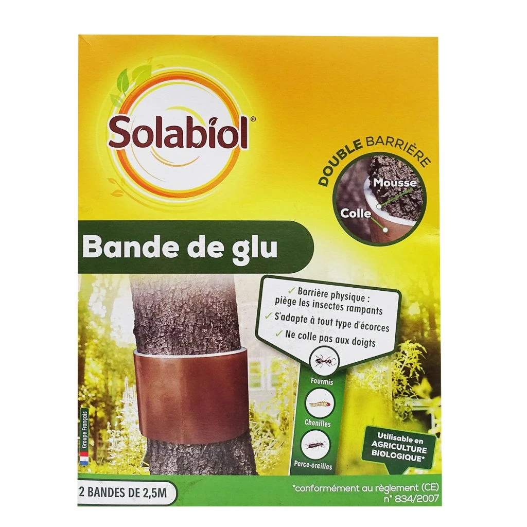 Bande De Glu Solabiol étui De 2 Bandes De 2.5m De Long 1 Bande De Glu Solabiol étui De 2 Bandes De 2.5m De Long