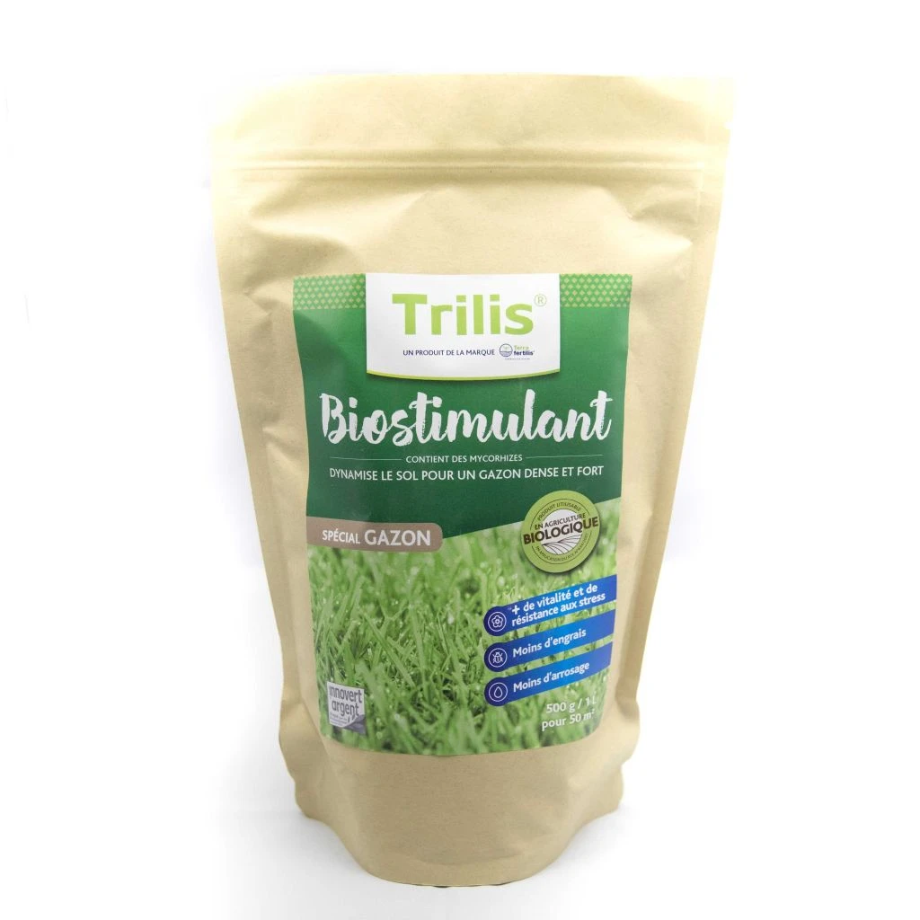 Biostimulant Trilis - Mycorhize Et Charbon Actif - Pour Gazon - Sac De 500 G 1 Biostimulant Trilis - Mycorhize Et Charbon Actif - Pour Gazon - Sac De 500 G