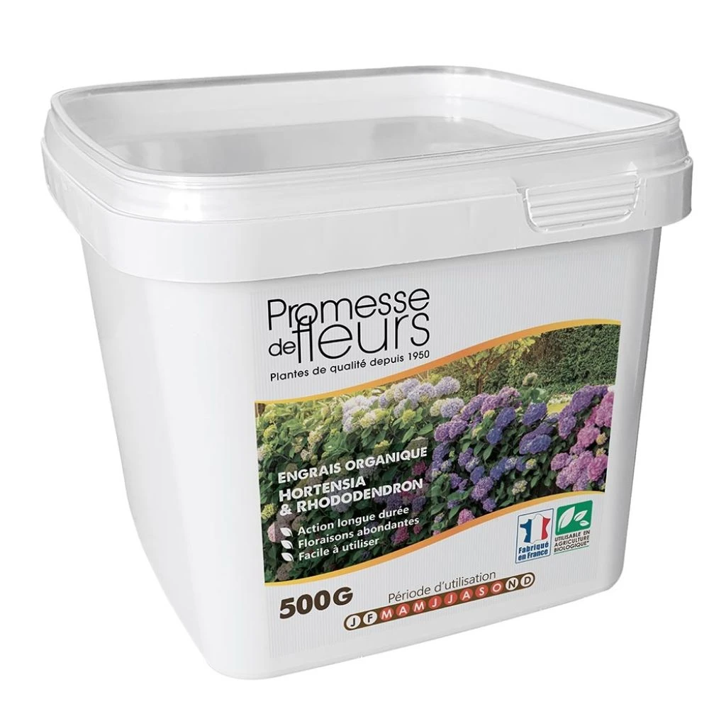 Engrais UAB Promesse De Fleurs Pour Hortensias Et Plantes De Terre De Bruyère Boite De 500g 1 Engrais UAB Promesse De Fleurs Pour Hortensias Et Plantes De Terre De Bruyère Boite De 500g