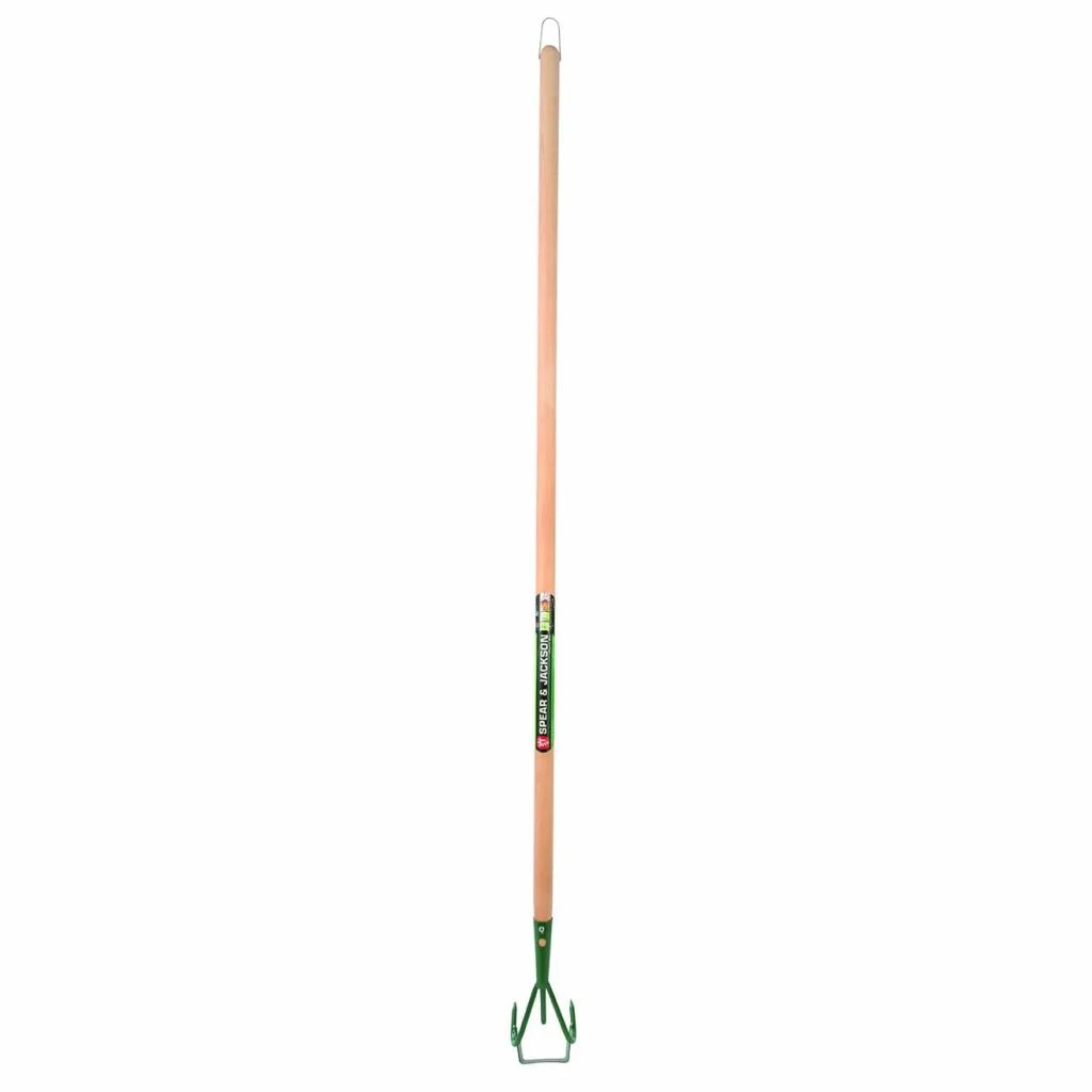 Griffe-grattoir 3 Dents Manche Bois Pomme Spear & Jackson 2 Griffe-grattoir 3 Dents Manche Bois Pomme Spear & Jackson – Image 2