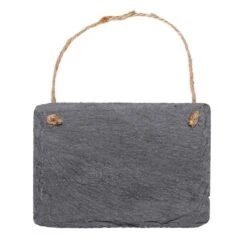 Etiquette à Suspendre En Ardoise Rectangulaire 7 X 10cm - Blister De 3 Ardoises