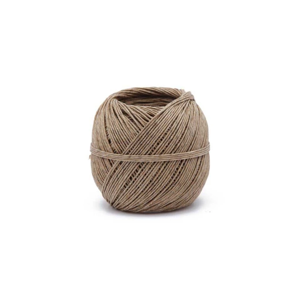 Ficelle En Lin Ecru Contact Alimentaire La Cordeline - Pelote 100g Ø1mm ±110m 1 Ficelle En Lin Ecru Contact Alimentaire La Cordeline - Pelote 100g Ø1mm ±110m