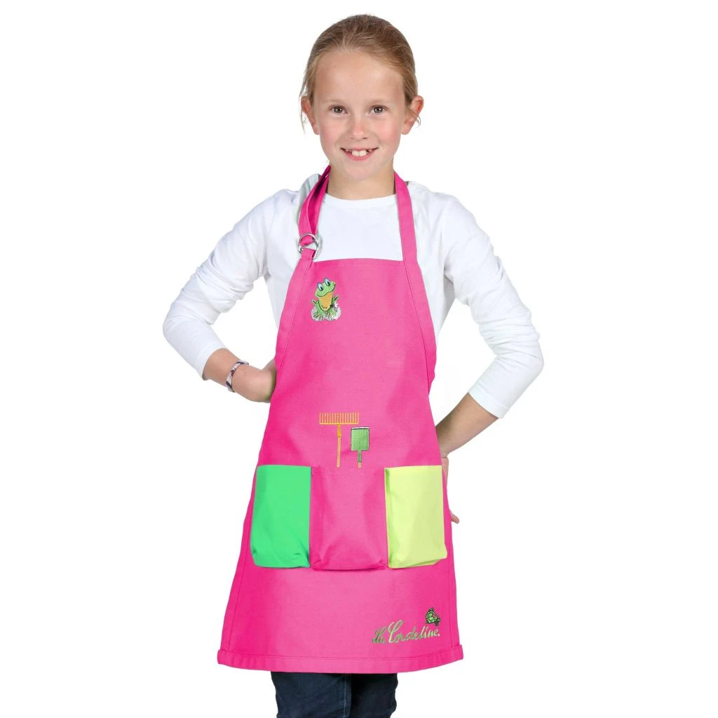 Tablier De Jardin Enfant Couleur Fuschia Taille 6-8 Ans, 100% Coton 1 Tablier De Jardin Enfant Couleur Fuschia Taille 6-8 Ans, 100% Coton