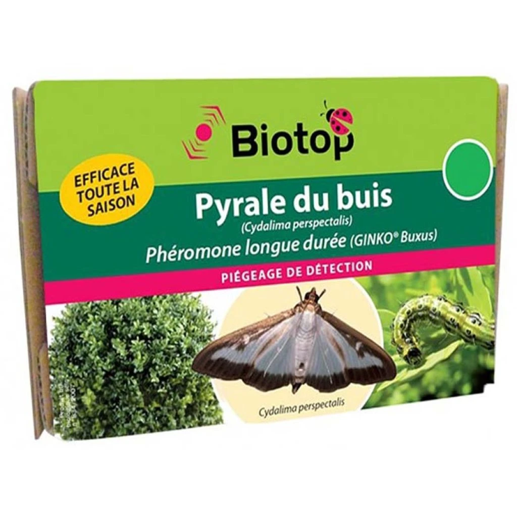 Phéromone Pyrale Du Buis Cydalima Perspectalis Biotop - 2 Capsules 1 Phéromone Pyrale Du Buis Cydalima Perspectalis Biotop - 2 Capsules