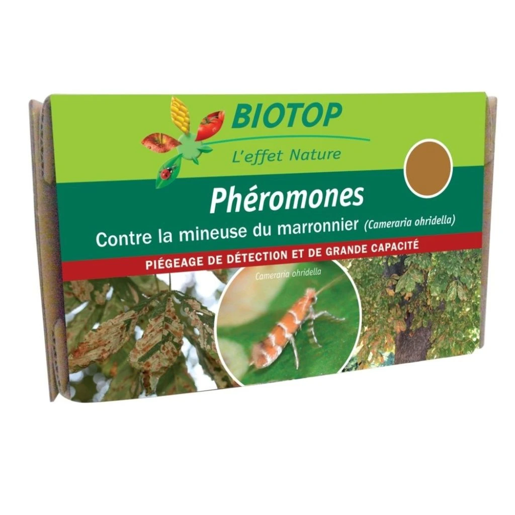 Phéromones Spéciales Mineuse Du Marronnier Cameraria Ohridella Biotop - 2 Capsules 1 Phéromones Spéciales Mineuse Du Marronnier Cameraria Ohridella Biotop - 2 Capsules