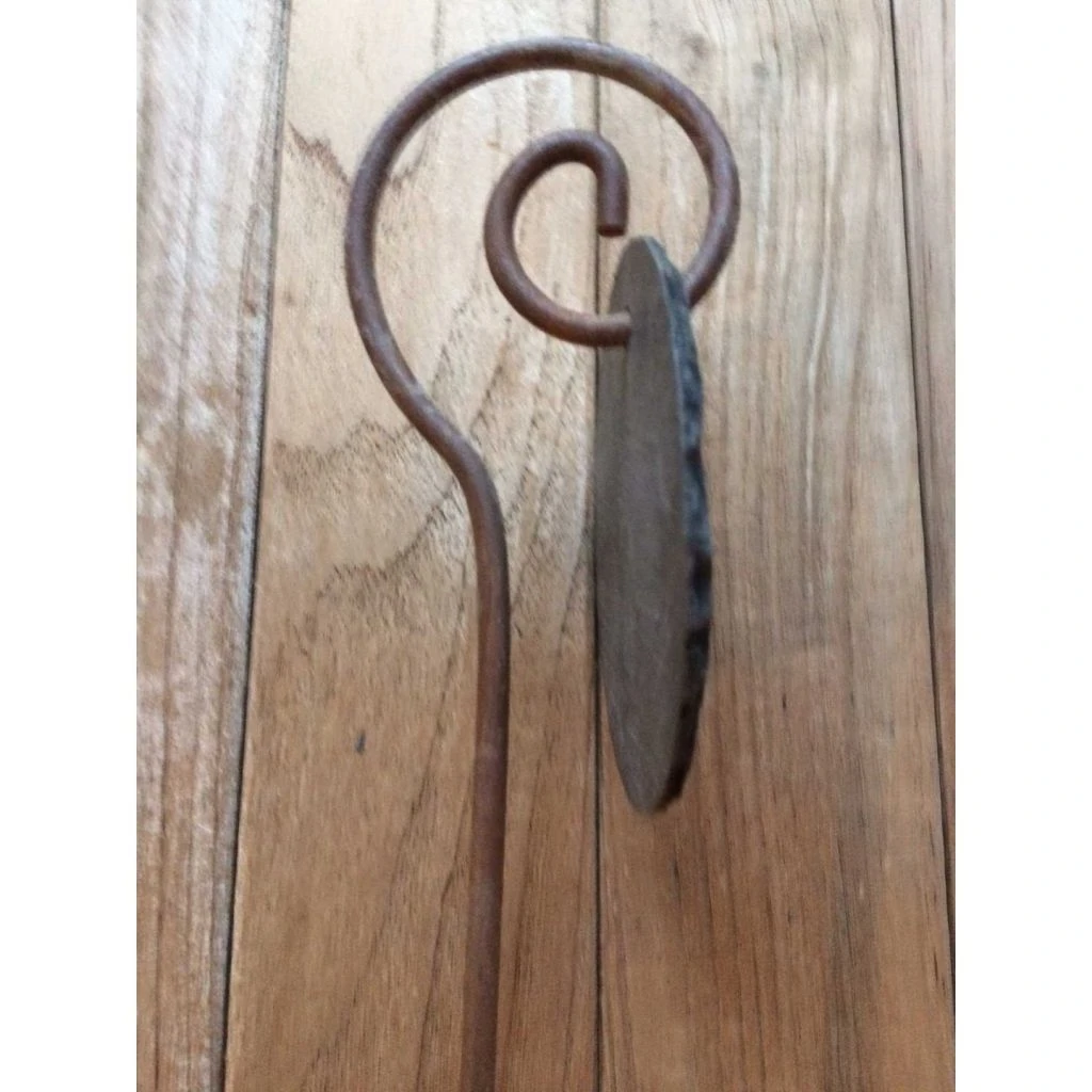 Porte étiquette En Acier Double Volute Ø 5mm X 100cm 1 Porte étiquette En Acier Double Volute Ø 5mm X 100cm