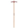 Serfouette Panne Et Fourche 26cm Terracotta Manche Bois Pomme Leborgne