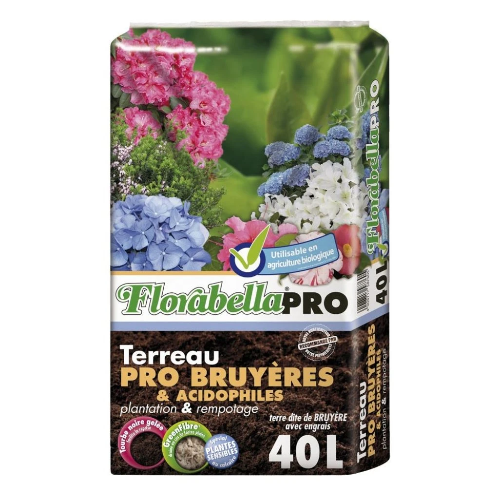 Terreau Klasmann Florabella Pro Bruyères Et Acidophiles UAB En Sac De 40 Litres 1 Terreau Klasmann Florabella Pro Bruyères Et Acidophiles UAB En Sac De 40 Litres