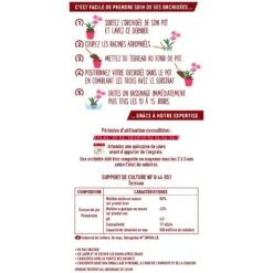 Terreau Orchidées Or Brun En Sac De 4 L -Promesse De Fleurs Terreau Orchidees Or Brun en sac de 4 L IF 17065 3