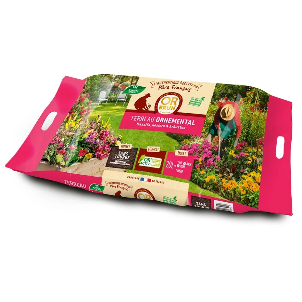 Terreau Ornemental Père Francois Or Brun En Sac De 20 L 1 Terreau Ornemental Père Francois Or Brun En Sac De 20 L