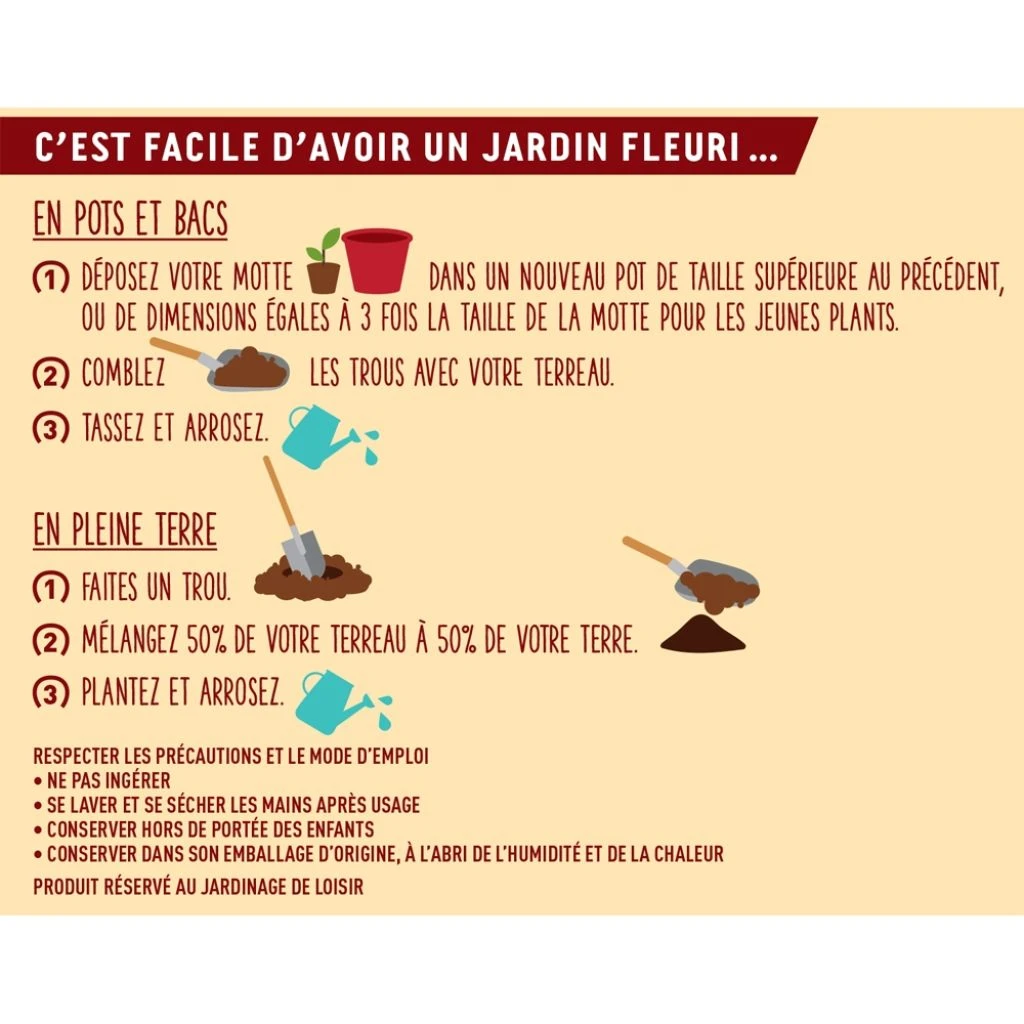 Terreau Ornemental Père Francois Or Brun En Sac De 20 L 3 Terreau Ornemental Père Francois Or Brun En Sac De 20 L – Image 3