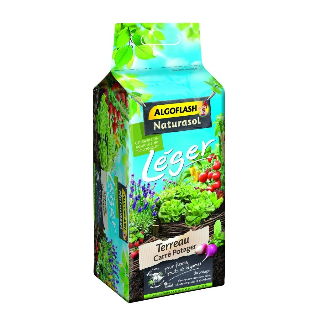 Terreau Léger Pour Carré Potager En Sac De 25L 1 Terreau Léger Pour Carré Potager En Sac De 25L